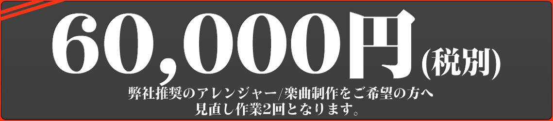 BGMの料金-6万円コース